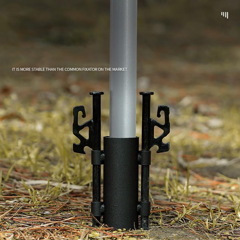 Awning Rod Holder Lightweight Rust-proof Outdoor Camping Canopy Fixed Tube Tent Pole Accessories