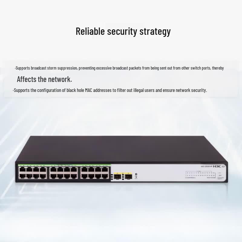H3C US226-HP Managed Gigabit PoE+ Ethernet Switch