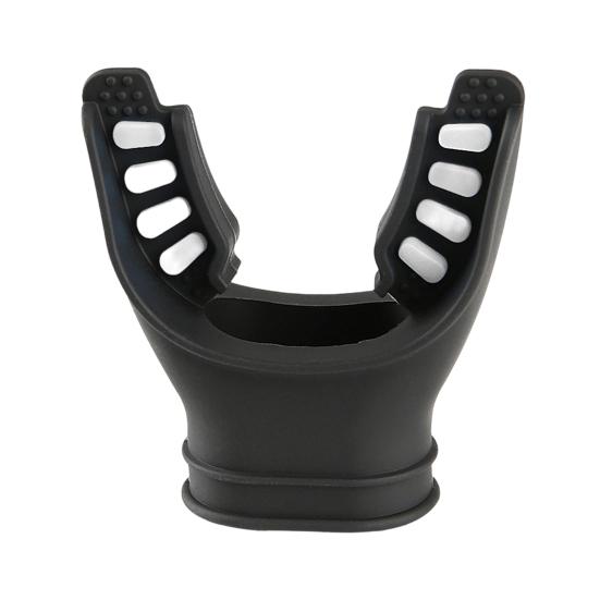 U-shaped Mouthpiece Easy Access Design Universal Caliber Snorkelling Mouthpiece with Cable Ties Snorkel Regulator