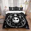 3pcs  Jack Skellington Bedding Set Includes Quilt Cover and Pillowcases, Suitable for All Seasons B017