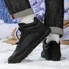Warm Snow Boots Fashion High-top Winter Walking Shoes Men Women Plush Warm Cotton Shoes Non-slip Outdoor Hiking Sneakers