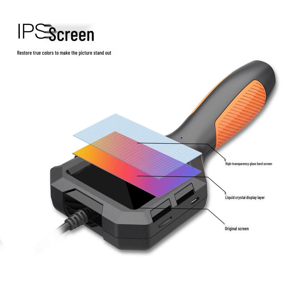 2.8-inch IPS Screen Handheld Endoscope: All-in-One Auto Repair Video Borescope Detector