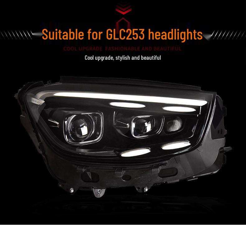 2020-22 Mercedes GLC W253 LED Headlight Upgrade: High Brightness Lens