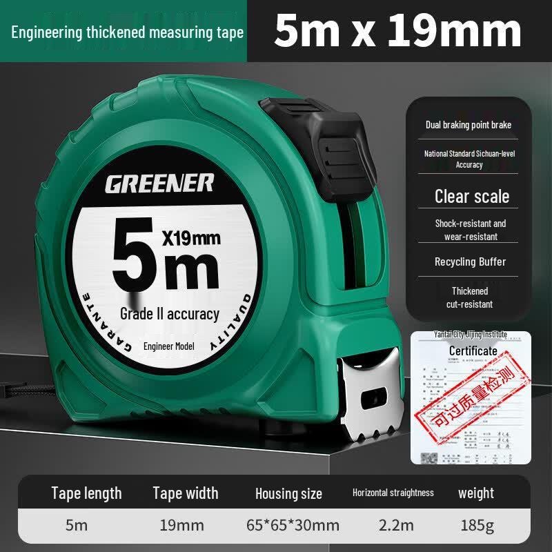 Green Forest Industrial Auto-Lock Steel Tape Measure
