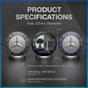 For Mercedes Benz AMG A B C E G R S CLA CLK Class GLA GLC GLE GLK C200 C200L C230 C240 Car Steering Wheel Sticker Badge Decoration Auto Accessories