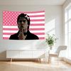Tapiz Bandera de Damon Salvatore Colgante de Pared Arte de Fan Decoración de Pared Perfecto para Dormitorio Residencia Universitaria Sala de Estar