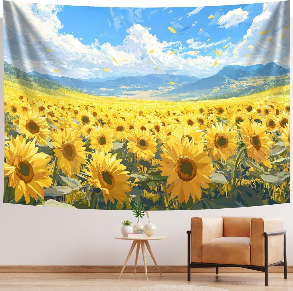 Tapestry for Bedroom Landscape Wall Hanging Tapestries Nature Scenery Tapestry for Home Office Dorm Indoor and Outdoor Decoratio