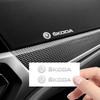 NADH5 Valve Stems & Caps Metal Emblem Auto Decor Decals Reflective For SKODA Superb Karoq YETI FABIA Octavia Kodiaq