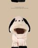 Women's Cute Bear Plush Hooded Snood with Warm Gloves and Scarf Set