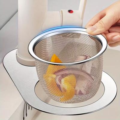 Stainless Steel Swan Sink Strainer Basket Multifunction Hanging Sink Strainer Colander Drain Basket Quick Drain Kitchen Tools