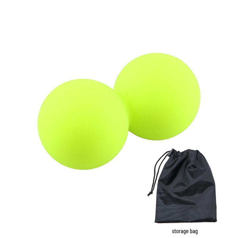 Silicone Muscle Relaxation Massage Ball - Solid Fitness & Training Peanut Ball for Foot Sole