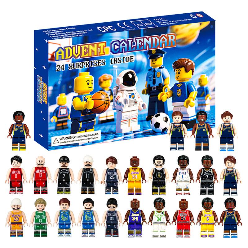 Cross-border 24-day Advent Calendar: Christmas Countdown Racing Car Blind Box Toy Gift for Children.