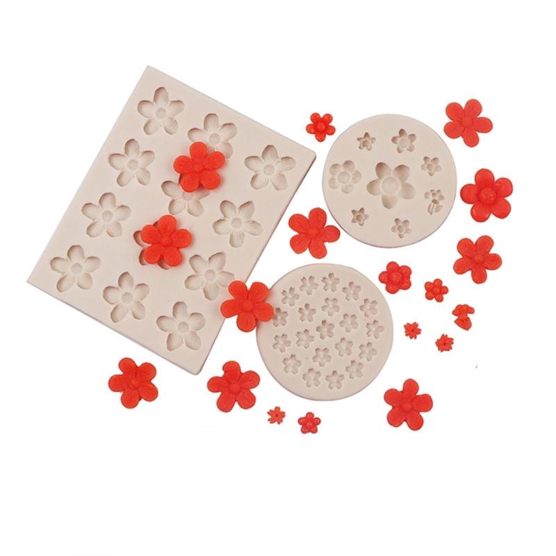 Plum Blossom Silicone Mold Fondant Mousse Cake Mold Chocolate Mould Bakeware Cake Decorating Tool Resin Art