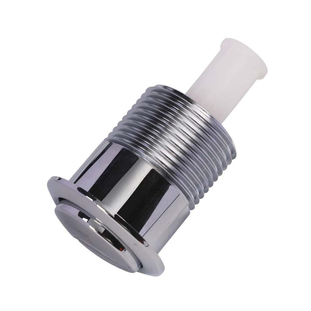 Chrome Push Button Cistern Button Bathroom Renovation DIY Friendly Modern Finish Skipper 45 Compatible User-Friendly