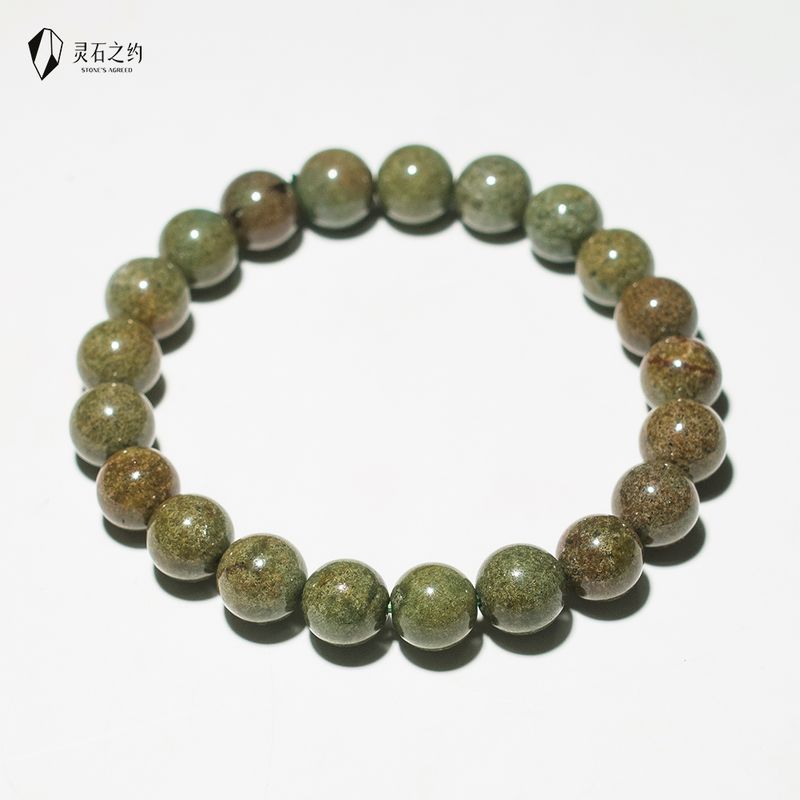 

Lingshizhiyue Кристально-зеленые браслеты-манжеты для мужчин и женщин Flower Green special offer about 9mm