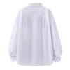 In Stock: 2026 Spring Fashionable Versatile Bud Sleeves Cotton Striped Shirt Top for Women