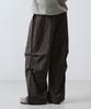 HELEMENT Women'S Breeze Shirring Pants (Brown)