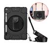 360 Rotating Wristband Stand IPad 10.2 7th 8th 9th Gen Full Body Shockproof Silicone Case