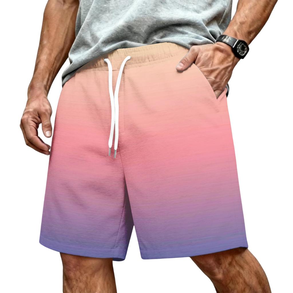 Men’s Basic Drawstring Shorts Relaxed Fit Summer Athletic Shorts Comfortable Loose Style for Everyday Wear
