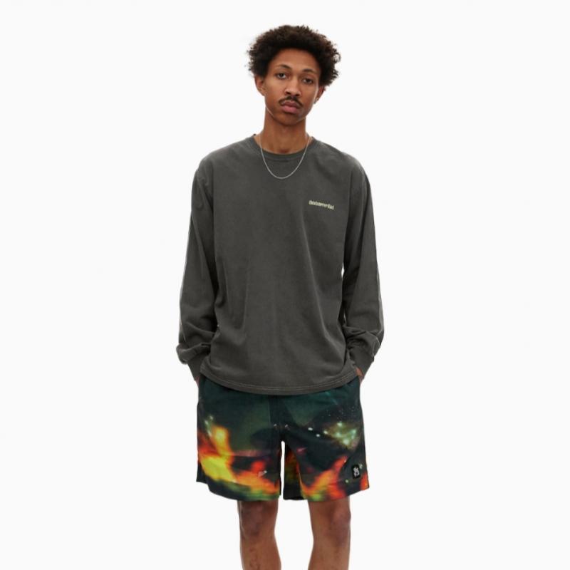 Thisisneverthat Flammen Jogging-Shorts Schwarz