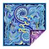 Aurora Serie Seidenwolle Jacquard Großer Schal