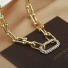Gorgeous Durable And Stainless Steel Rhinestone Necklace For Women Gift Ready Design