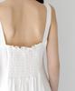 THEELO Sleeveless Flare Dress (White)