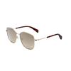 Rag   Bone Unisex 57 Mm Gold Sunglasses Gold Havana