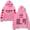 Alice In Borderland Hoodies Harajuku with Hooded Casual Comfortable Clothing High Quality Hoodie Retrofor Autumn/Winter Hooded