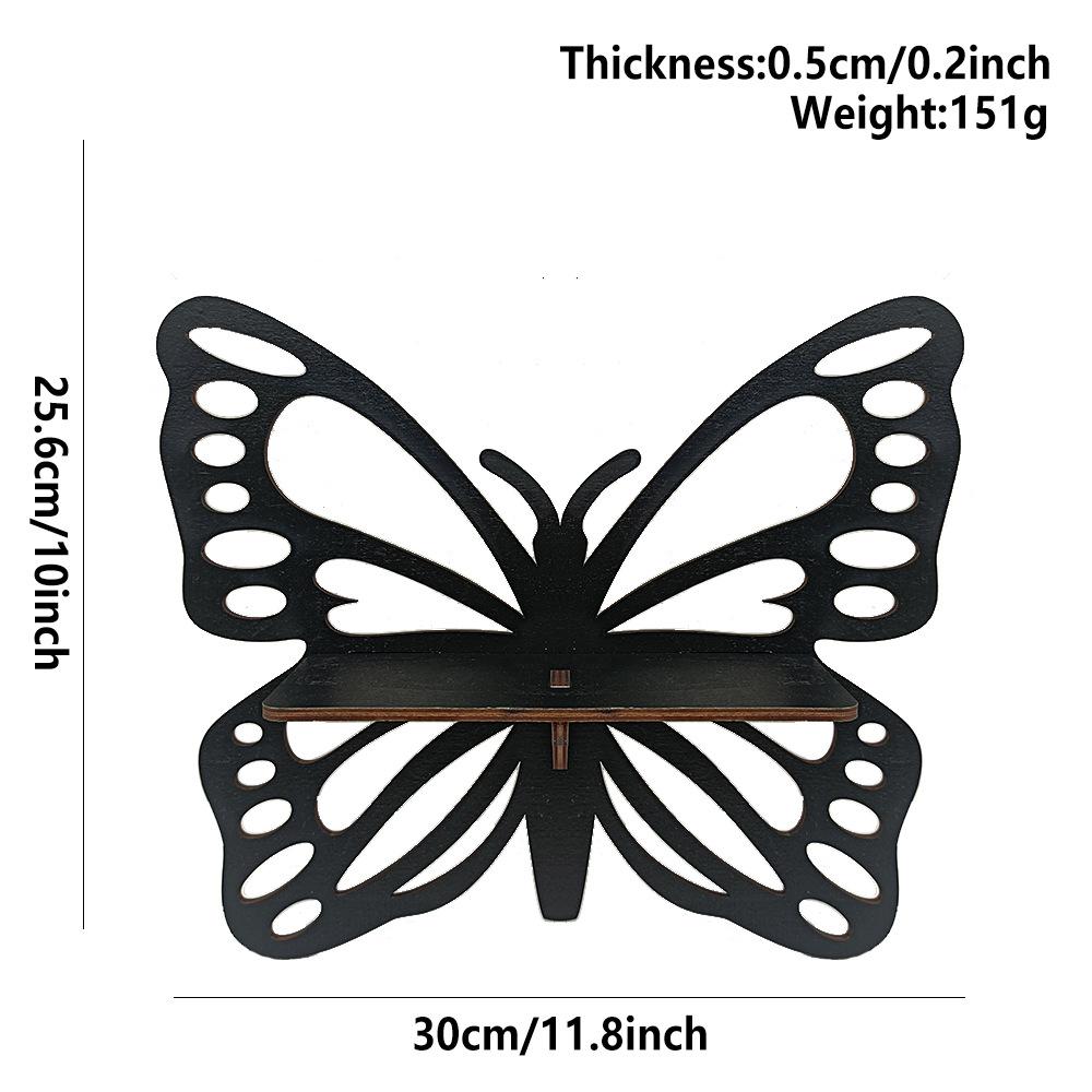 In-Stock American-Style Wooden Wall Shelf: Living Room & Bedroom Decorative Storage Bracket