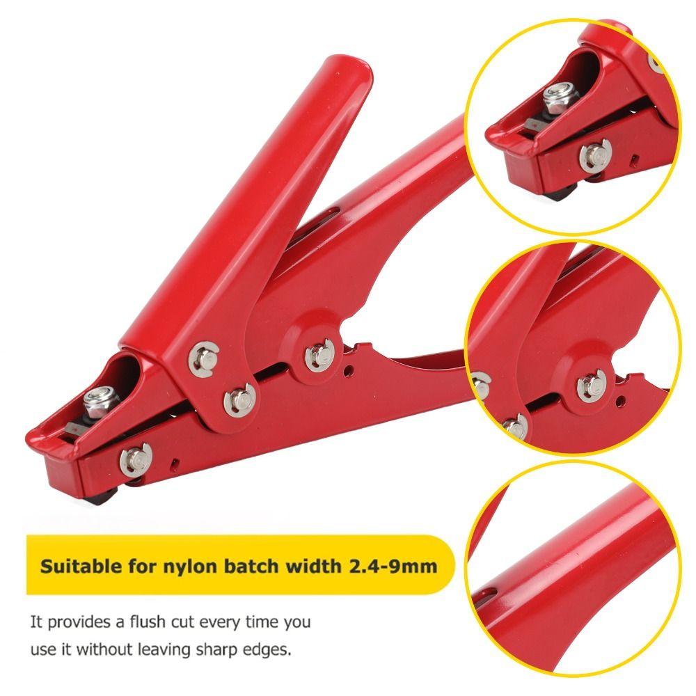 Flush Cut Cable Tie Tool 2.4-9mm Width Range Tensioning and Cutting Tool  for Cable Management
