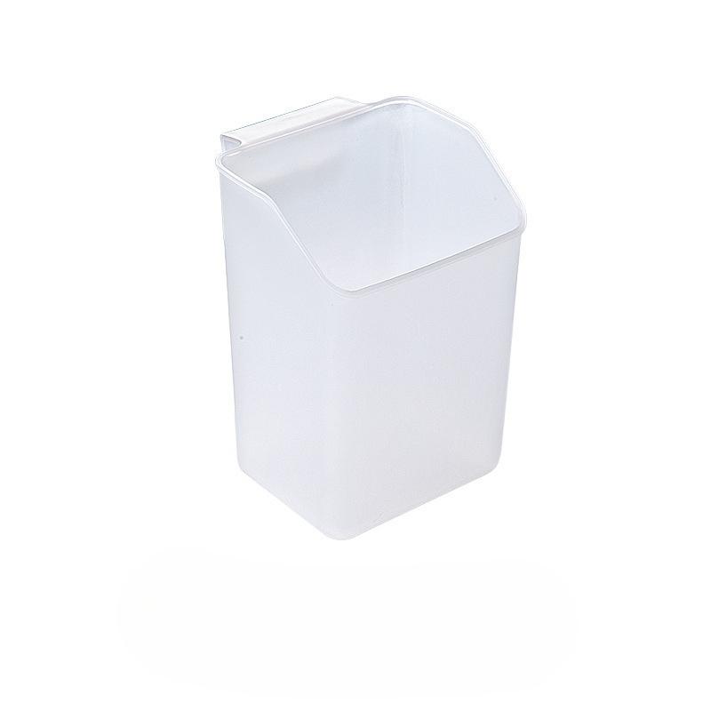 

Wall-mounted Storage Box, Kitchen Storage Basket, Dormitory Hanging Basket with Compartmentalized and Classified Storage Box Short style прозорий