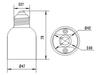 E27-E40 LED Base Socket Converter Adapter Holder