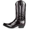 Men's Embroidered Western Cowboy Boots, Classic Pull On Pointed Toe Work Boot, Durable Chunky Heel Non-Slip Mid-Calf Booties
