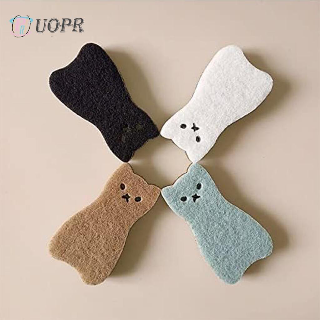 UOPR Cat Sponge Kitchen Sponge Cat Set Soft Antibacterial Type For Kitchen Use For Oil Stains 12-Piece Long-Lasting