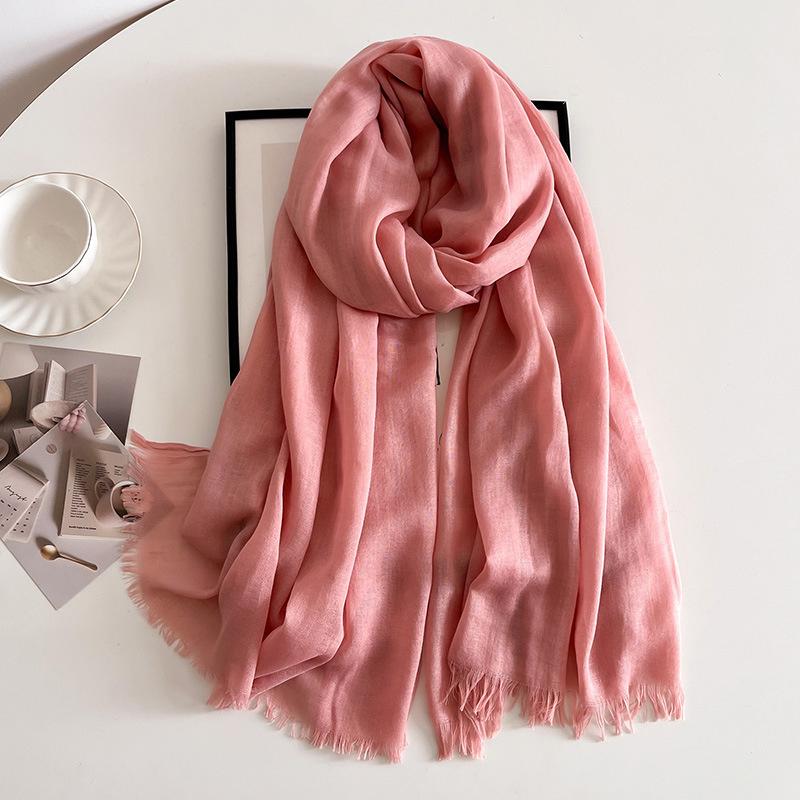 New Ramadan Big Size Women High Quality Muslim Hijabs Plain Solid Color Scarf Shawls Lady Wraps Headwear Pashmina