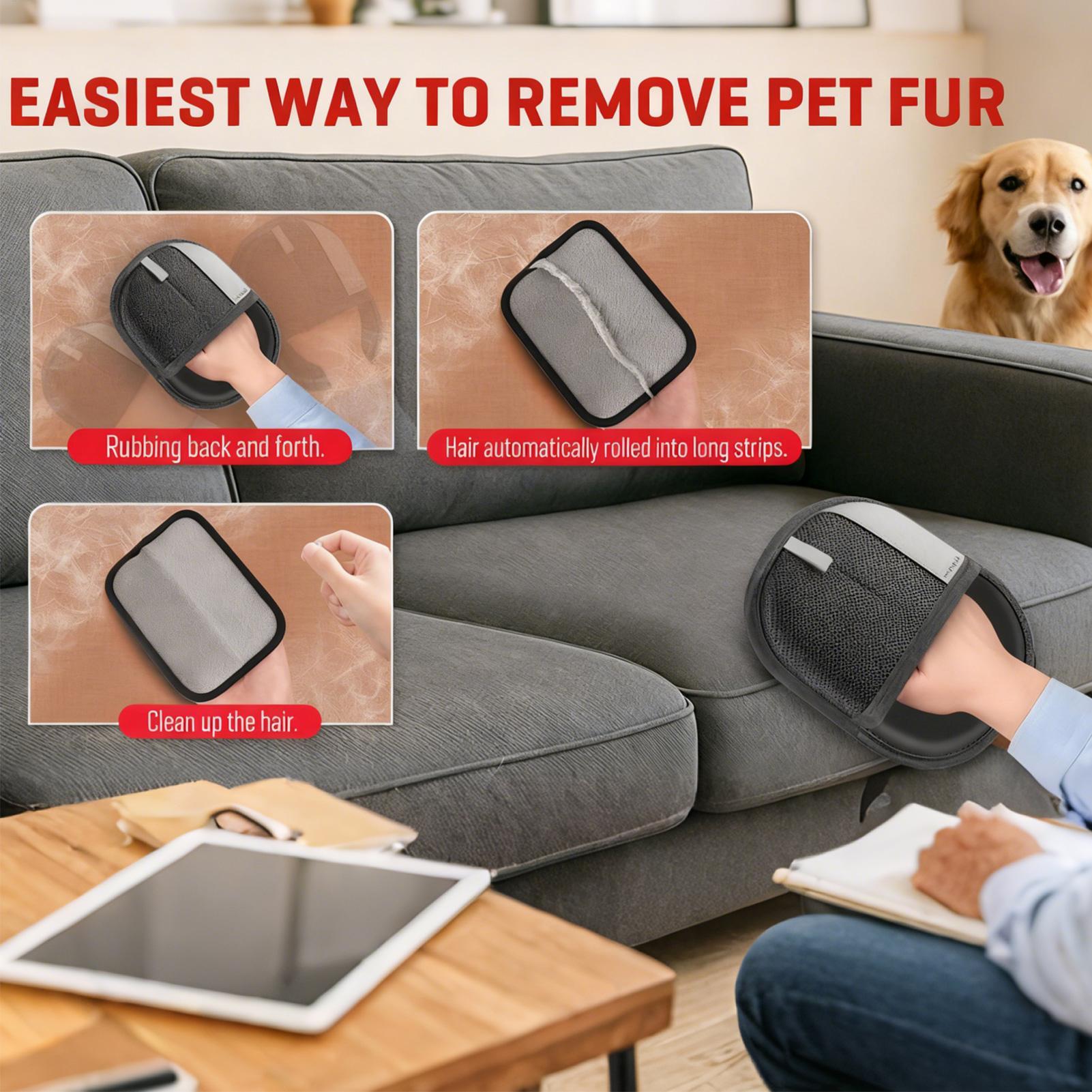 

Рукавички для догляду за домашніми тваринами Електростатичні рукавички для грумінгу тварин Рукавички для видалення шерсті собак Для диванів Ліжок Килимів Одягу Дивана Постільної білизни CN