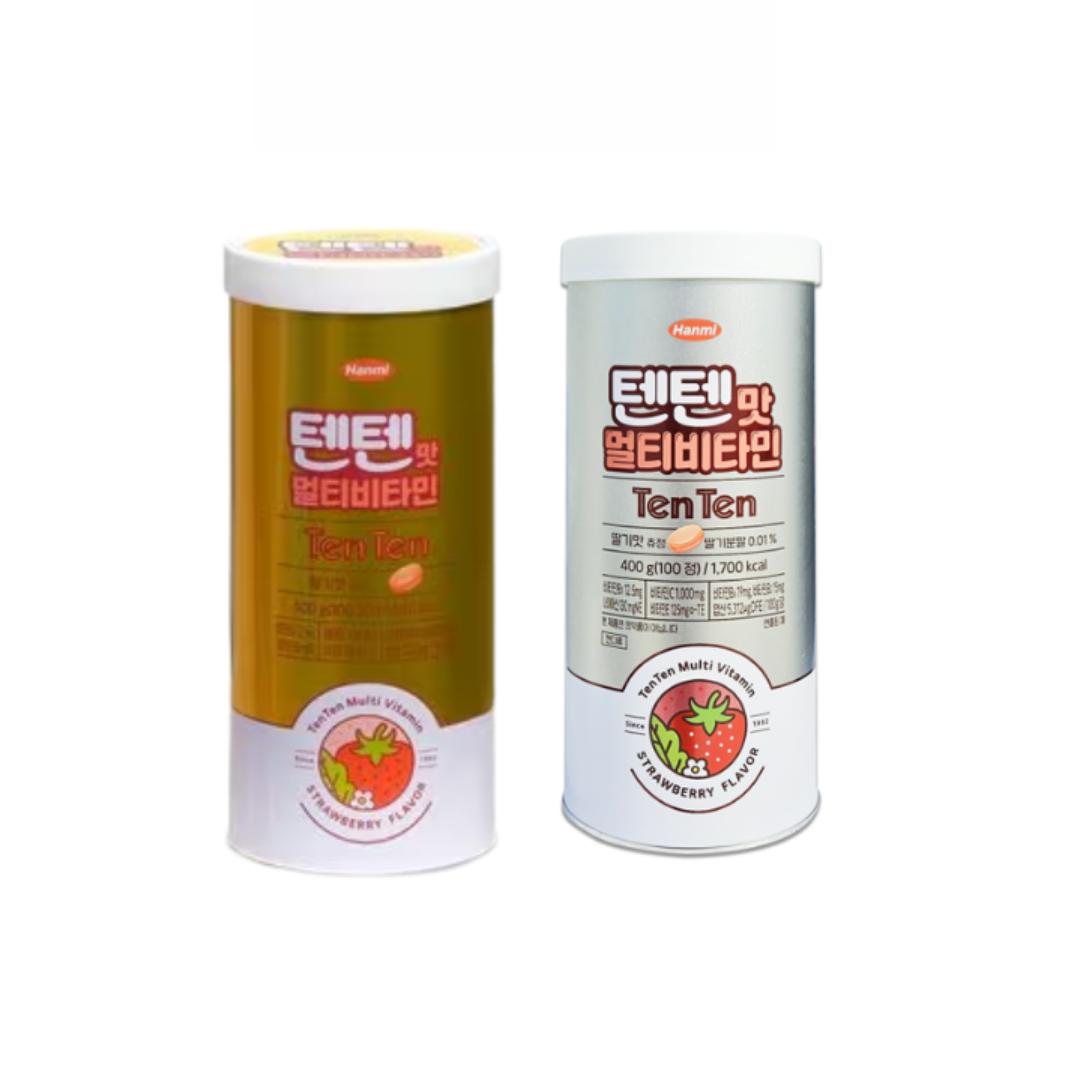 

Мультивітаміни TenTen для дітей – зі смаком полуниці 400 г помаранчевий