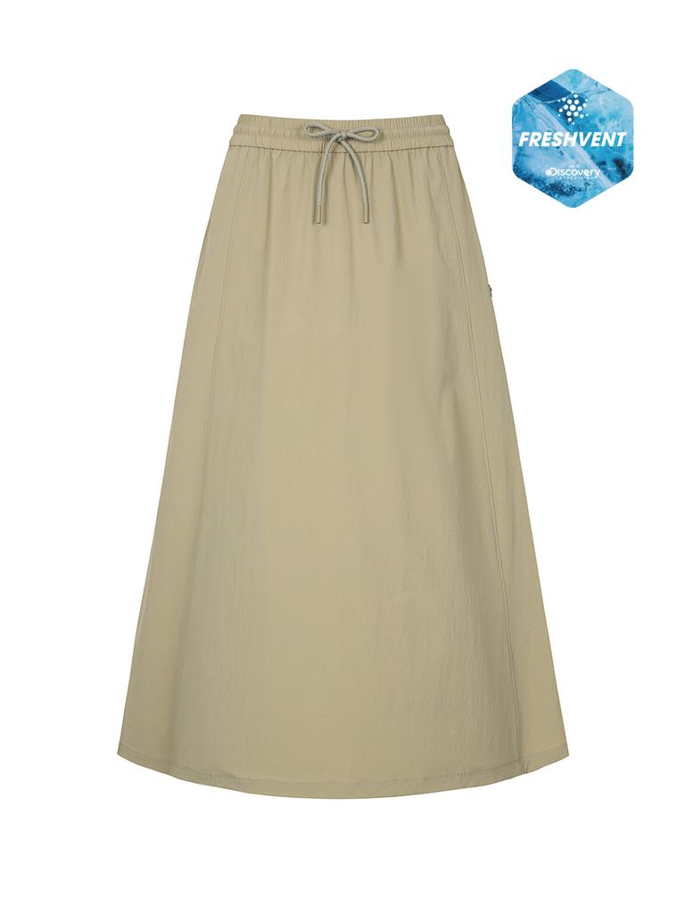 DISCOVERY EXPEDITION Freshvent Women'S Basic Skirt (D/Beige)