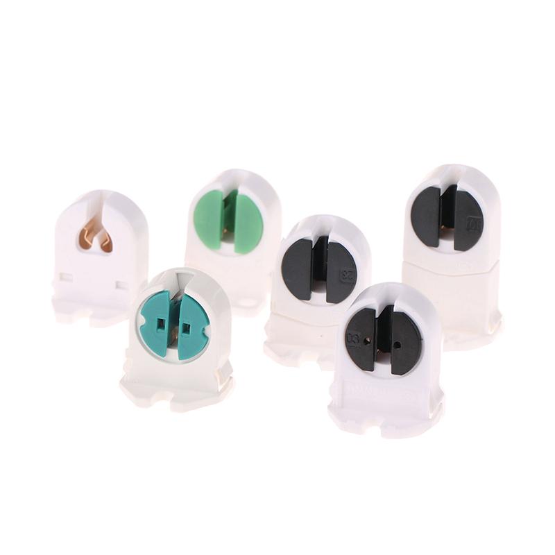 10Pcs Home T5 Light Holder G5 Base Non-Shunted Heat-Resistant Lamp Socket Ac500V 2A For Led Fluorescent Light Tube Holder