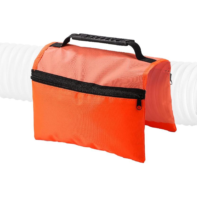 RV Sewer Weight Bag, RV Sewer Hose Support Device Hose Weights Bag Hold down Prevents Waste Lines from Dislodging Reduces Accidental Spillage for оранжевый