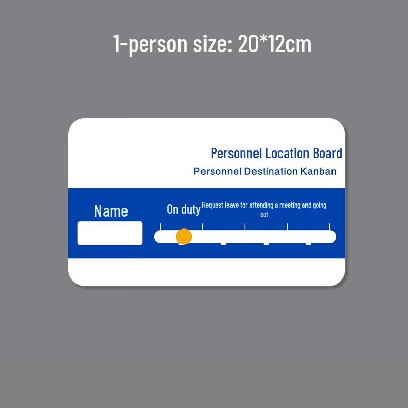 Office Employee Status Sign Board