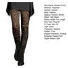 Kvinner Skinny Bukser Høst Vinter Vintage Etnisk stil Blomstertrykk Super Stretch Slim Fit Høy midje Dame Lange leggings Bukser Dameklær