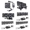 120mm Computer Fan with AC Plug Big Airflow Fans with 100V 240V Speed Controller for Server Cooling Cabinet Ventilation