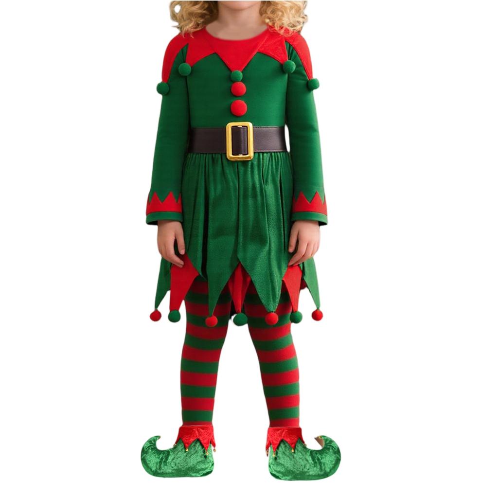 Children's Christmas Costumes, Holiday Party Christmas-themed Performance Cosplay Costumes