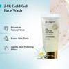 Pilgrim 24k Gold Gel Facewash with Korean White Lotus & Lactic Acid 80ml | Face wash for glowing skin | Reduce dark spot and improves skin texture