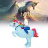 Blue Inflatable Unicorn Costumes Adults Child Christmas Halloween Dress Up Gift