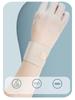 1Pc Adjustable Wrist Guard Lightweight Breathable Fixed Pressurization Sports Fitness Yoga Wrist Protection Against Sprains