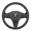 Tesla Model 3/Y/S Winter Flocking Plush Steering Wheel Cover – All-Season Grip