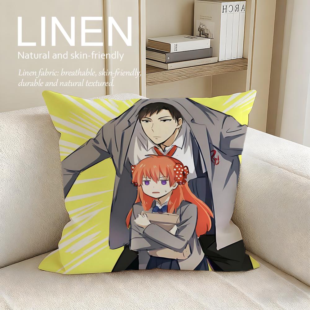 Romance Monthly Girls Nozakikun Housse de Coussin Taie d'oreiller Ensemble Pièces x x Respirant Lavable Housse de Coussin de Canapé